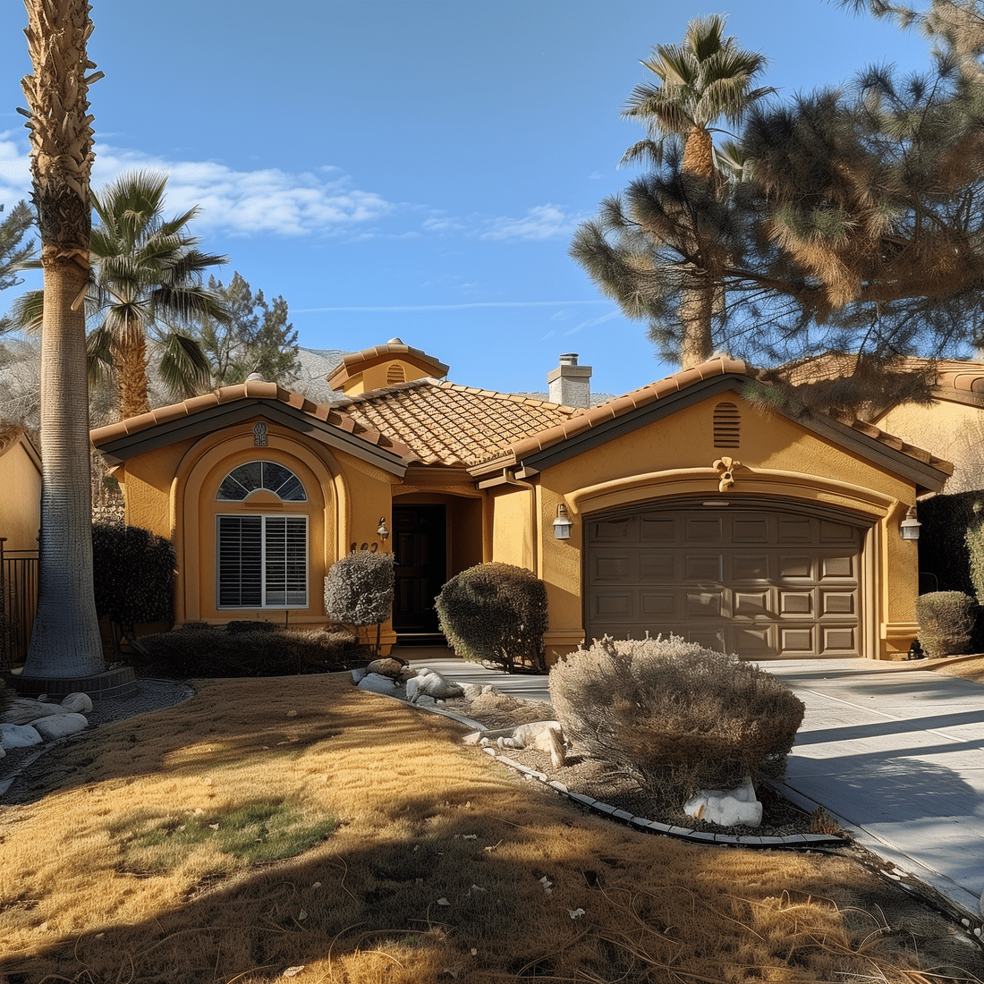 Las Vegas home Before Turf Installation